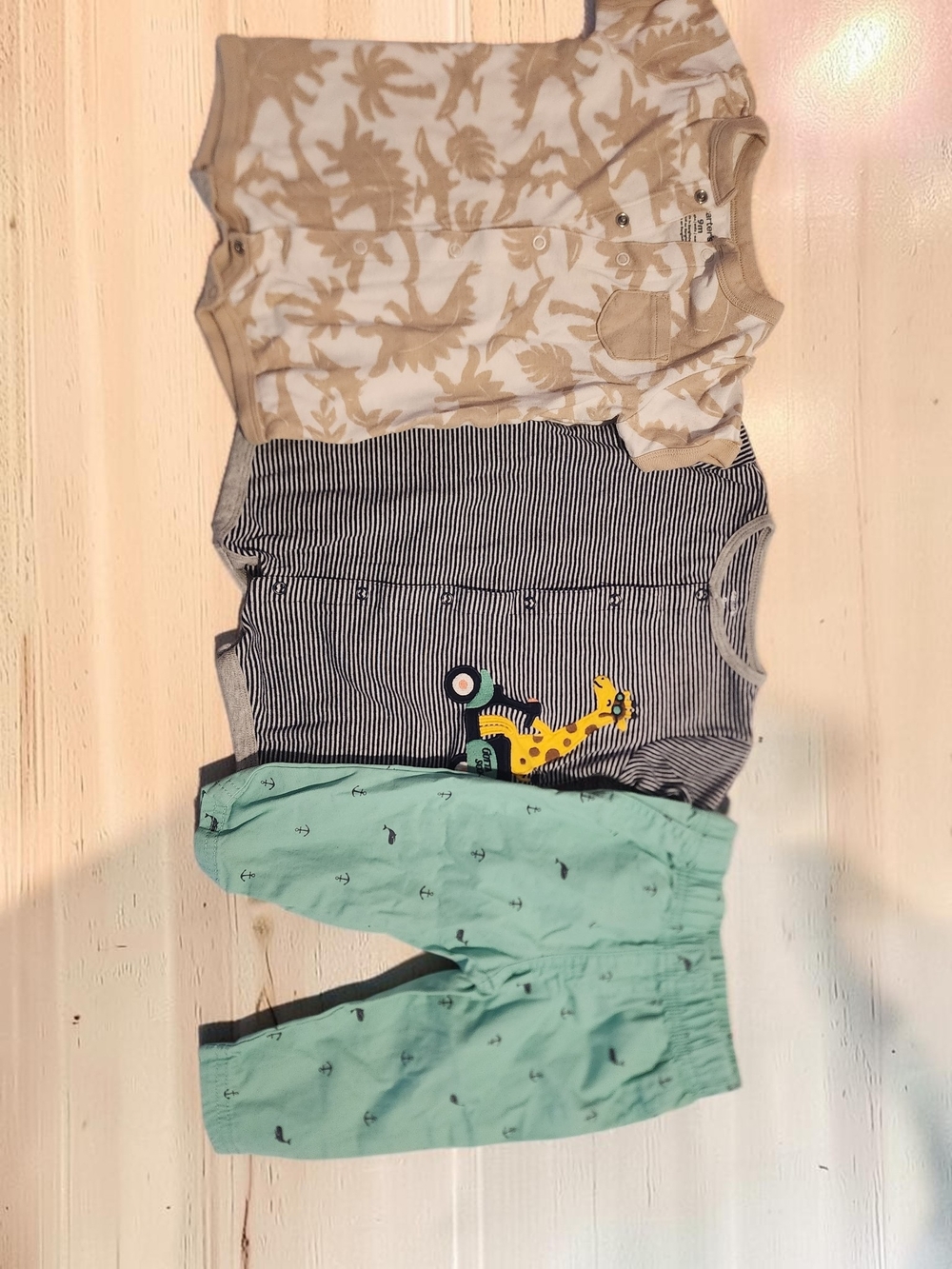 Baby Boy 9M Carter's Bundle - Rompers & Pant